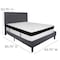 Flash Furniture Queen Platform Bed Set, Gray SL-BMF-31-GG - alternate 3